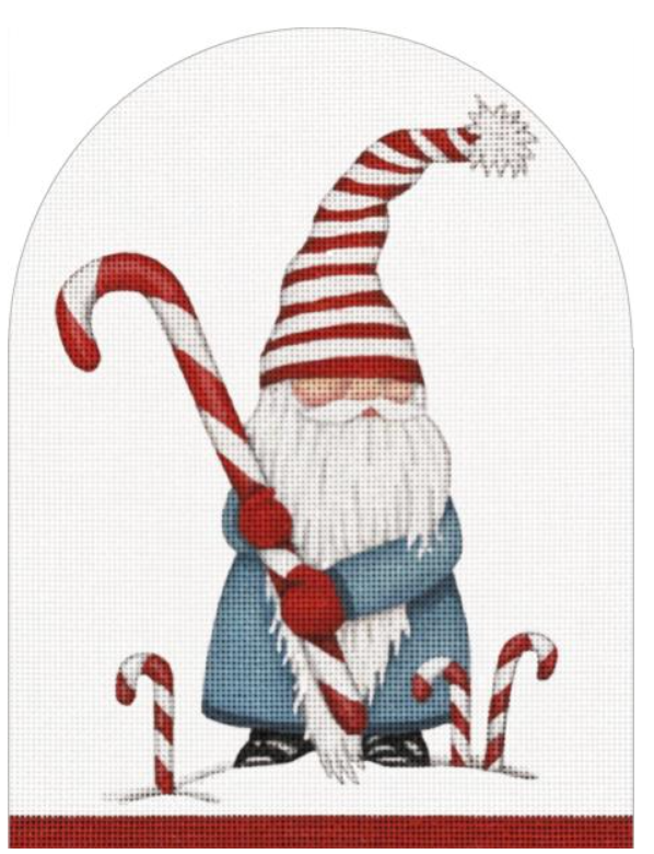 Melissa Shirley MLT733 Candy Cane Gnome