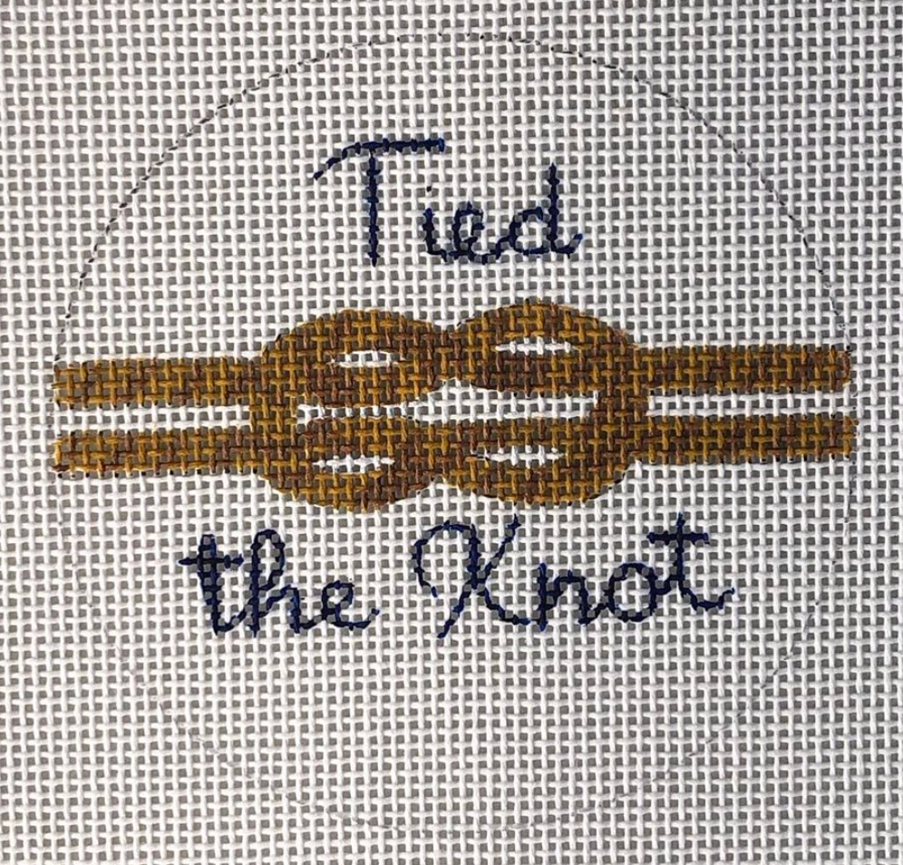 Oasis Needlepoint Tied the Knot Round MB10