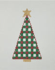 Silver Stitch Red/Green Gingham Tree