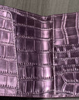 Rachel Barri Passport Leather - Shiny Mauve Croc