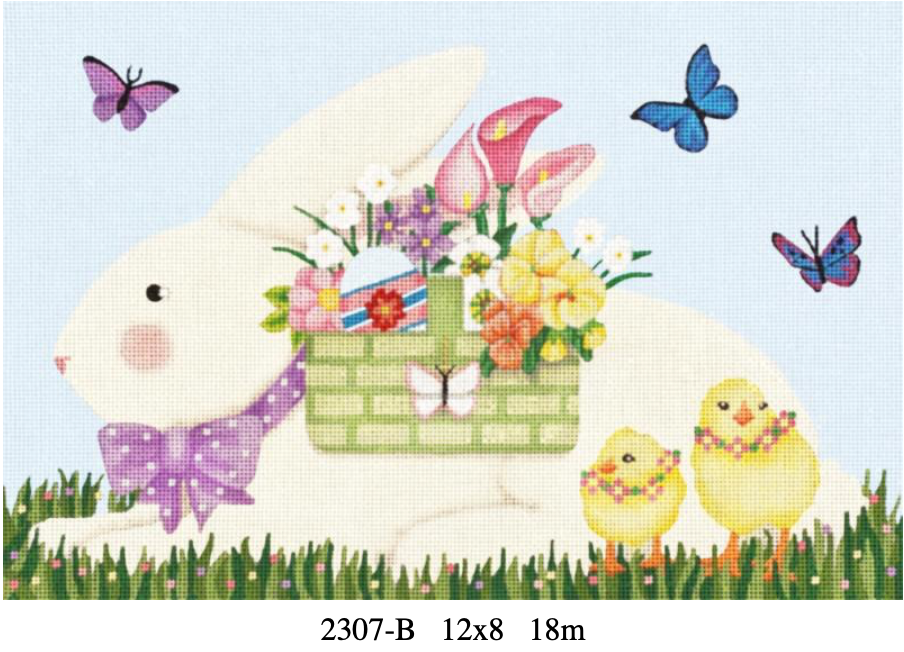 Melissa Shirley 2307B Easter Basket Bunny