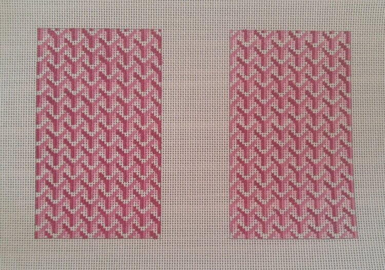Anne Fisher AF18Pb Pink Back Y Pattern Clutch