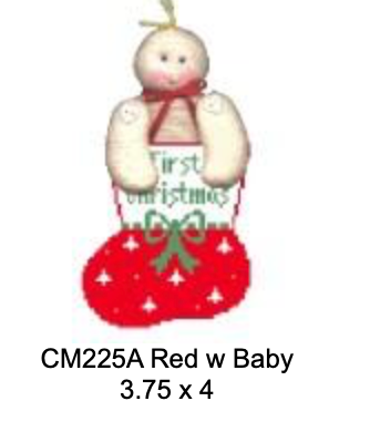 Kathy Schenkel CM225A Red with Baby Mini Sock
