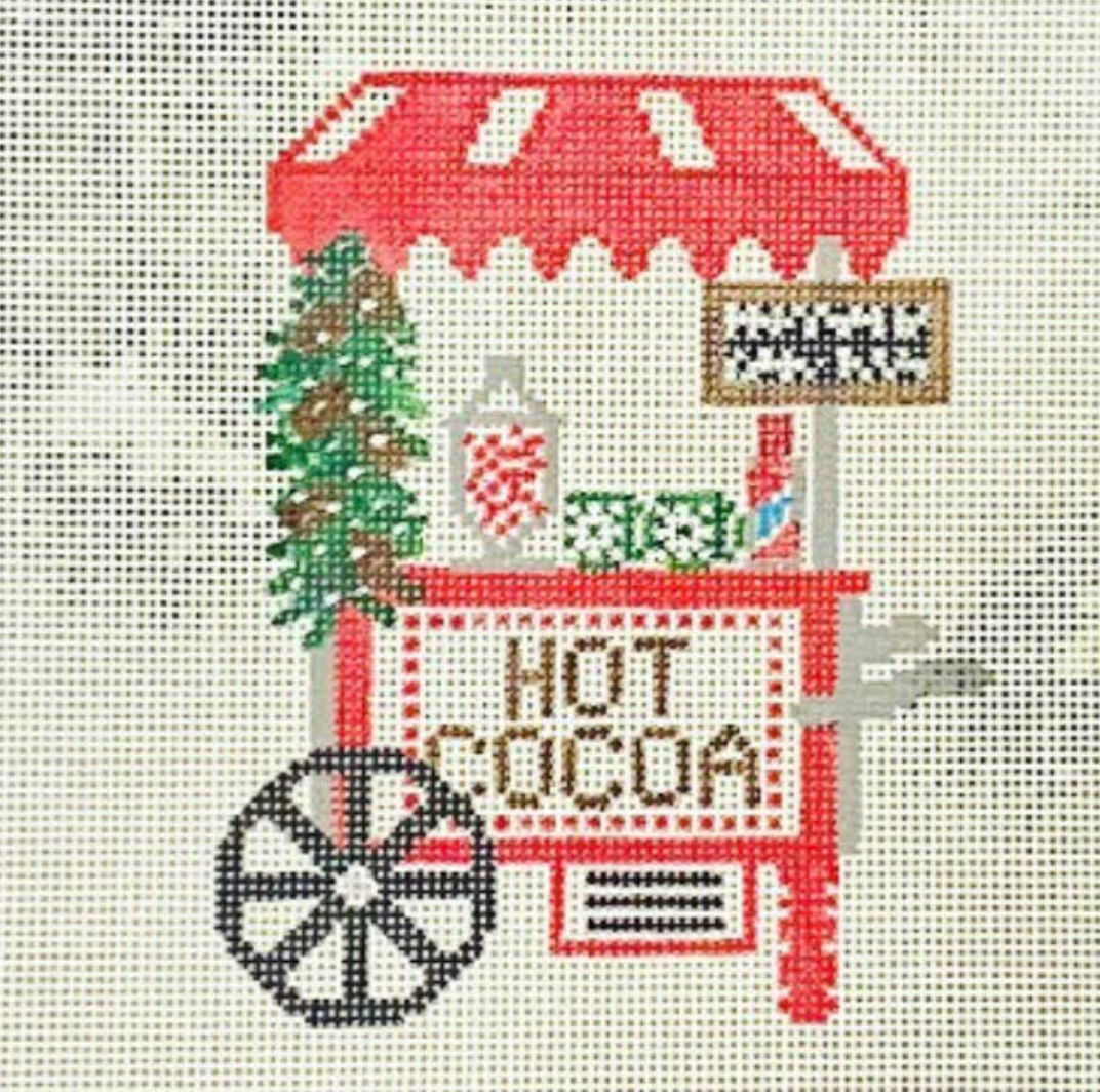 Poppy&#39;s Needlepoint Hot Cocoa Cart