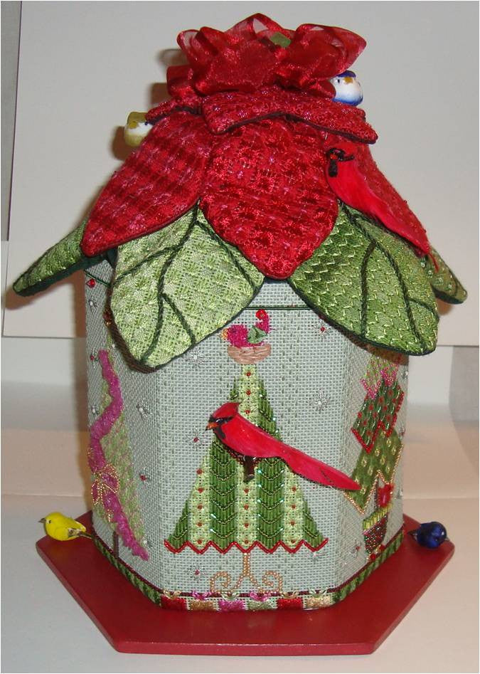 Sew Much Fun 3D Christmas Birdhouse
