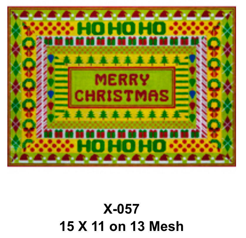 JP Needlepoint X-057 Merry Christmas