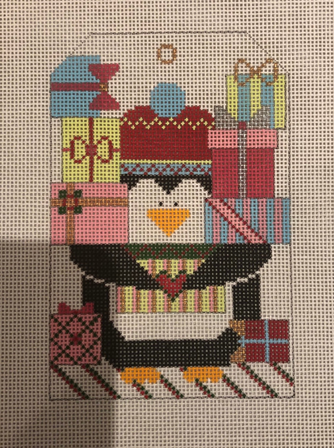 Penguin gift tag