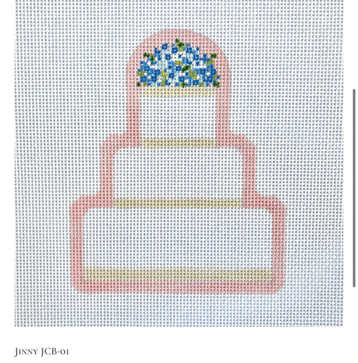 JCB Stitches Wedding Cake  Jinny JCB-02 Pink Border