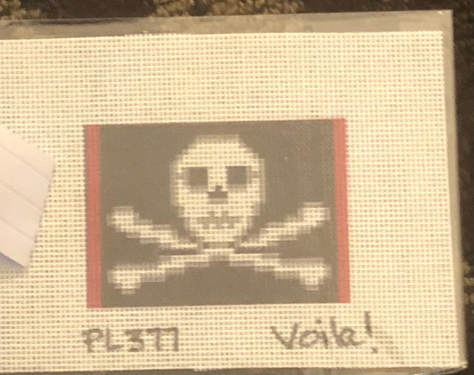 Voila! PL-337 Skull and Cross Bones Insert 2x3