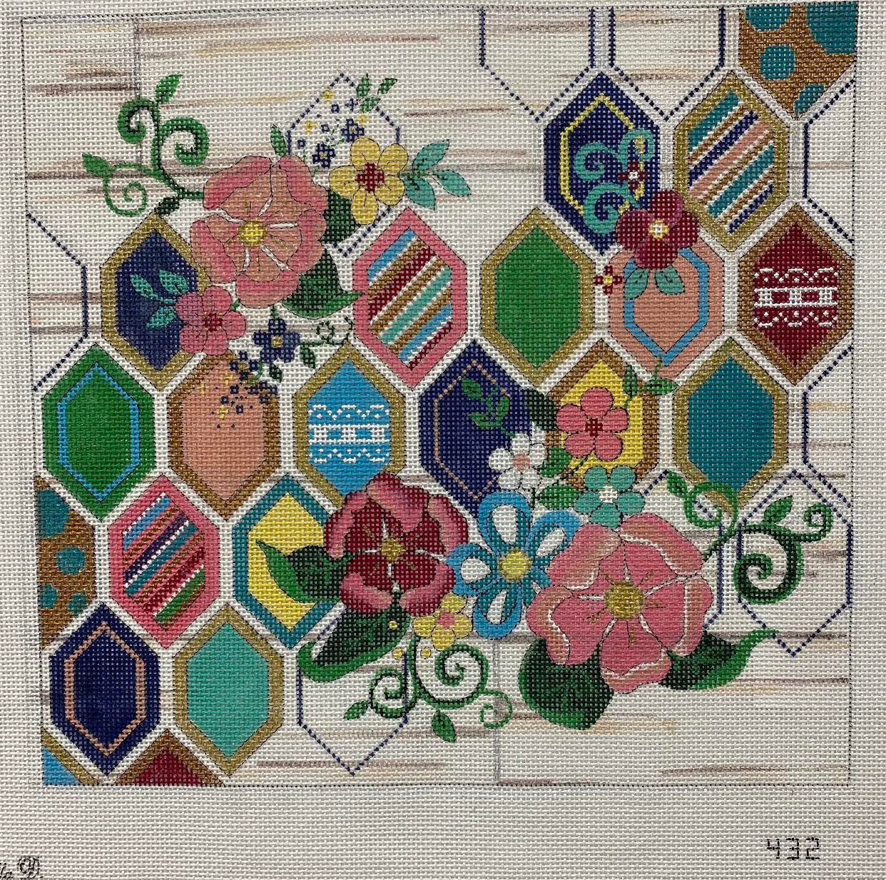 Alice Peterson 4320 Hexagon &amp; Florals