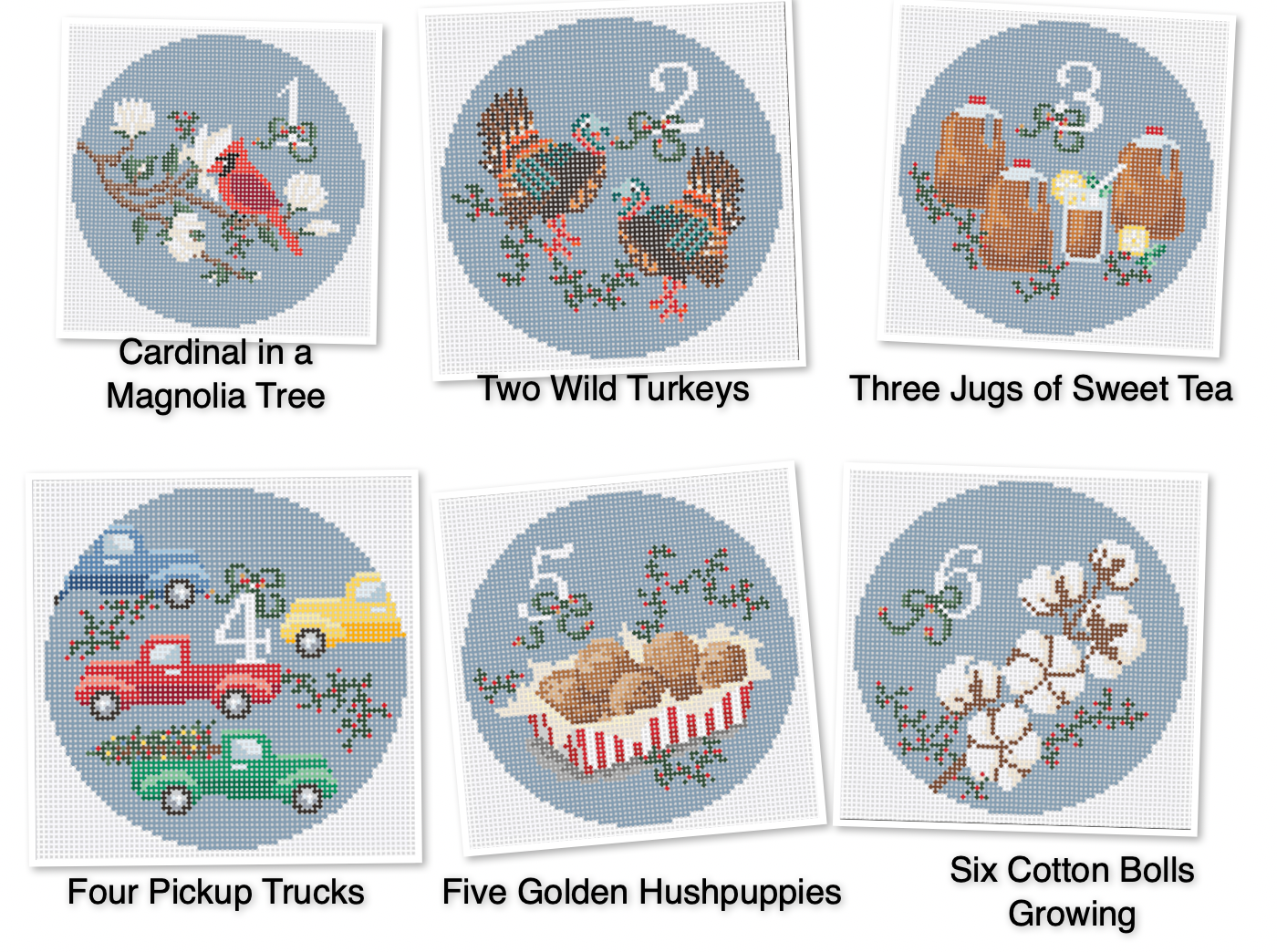 Wipstitch 12 Days of Southern Christmas