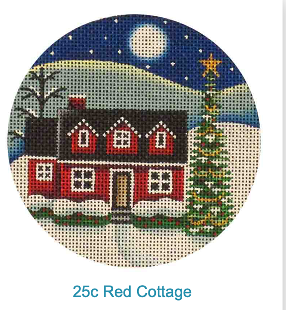 Rebecca Wood 25c Red Cottage