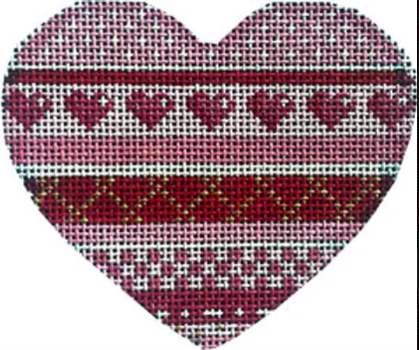 Associated Talents HE850 Horizontal Patterns Heart – Stitch by Stitch