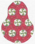 Kelly Clark KCN-1411 Wintergreens on Red Anjou Pear with Stitch Guide