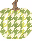 Kelly Clark KCN-1561 Ivory and Green Houndstooth Pumpkin