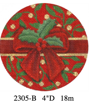 Melissa Shirley 2305B Red &amp; Green Ornament