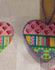 Associated Talents HE807 Hearts/Stripes/Plaid  Heart