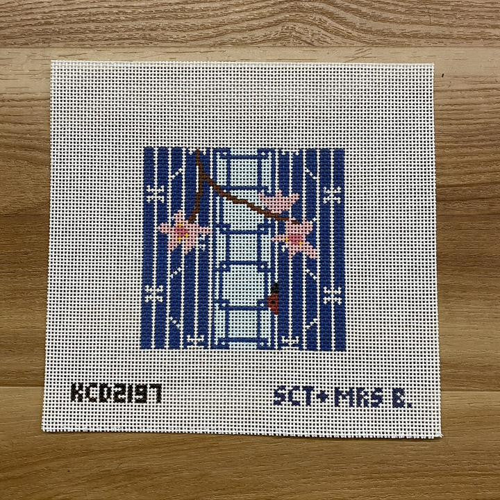 SCT and Mrs. B. Cherry Blossom with Ladybug Square (4.5&quot;)