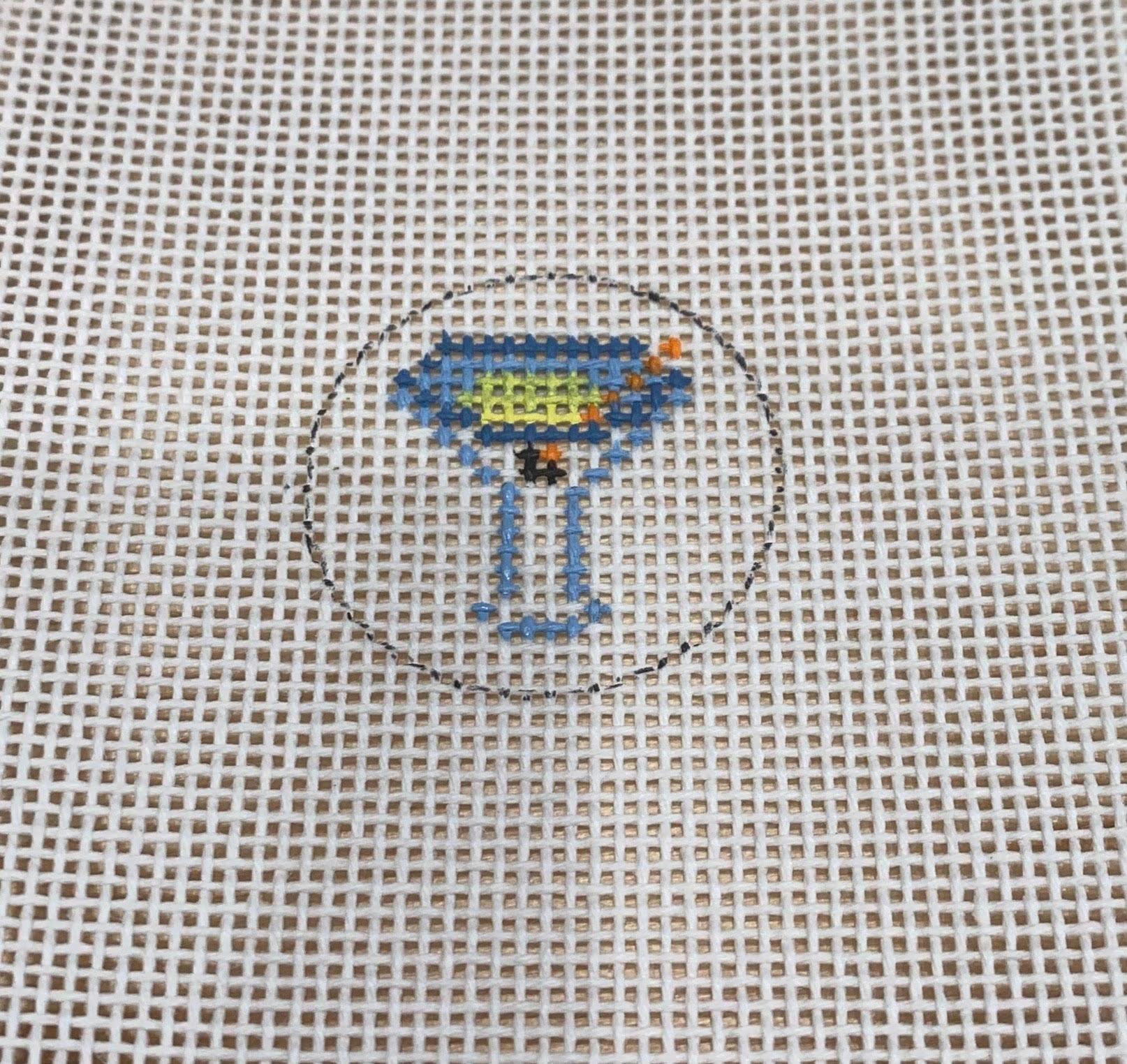 Insert 1.25 Round · Planet Earth Key Ring — Stitching Fox
