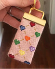Kayla Lou Designs Pride Hearts Key Fob