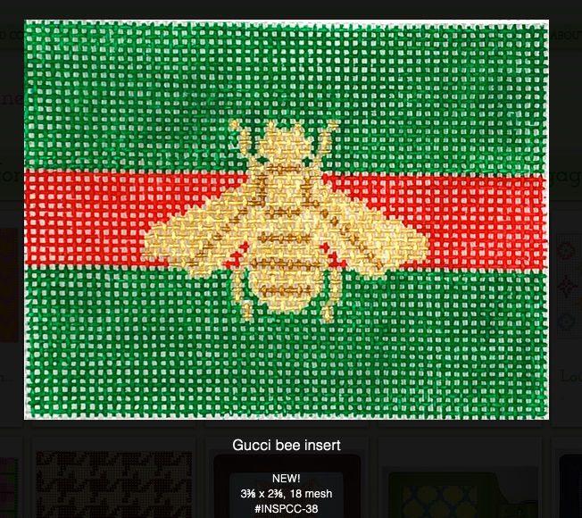 Kate Dickerson INSPCC-38 Gucci Bee Insert – Stitch by Stitch