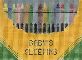 Winnetka Stitchery Baby Sleeping Crayons