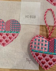 Associated Talents HE808 Hearts/Stripes/Plaid  Heart