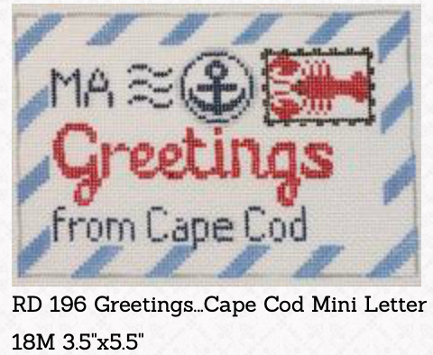 Rachel Donley Small Letter-  Greetings from Cape Cod