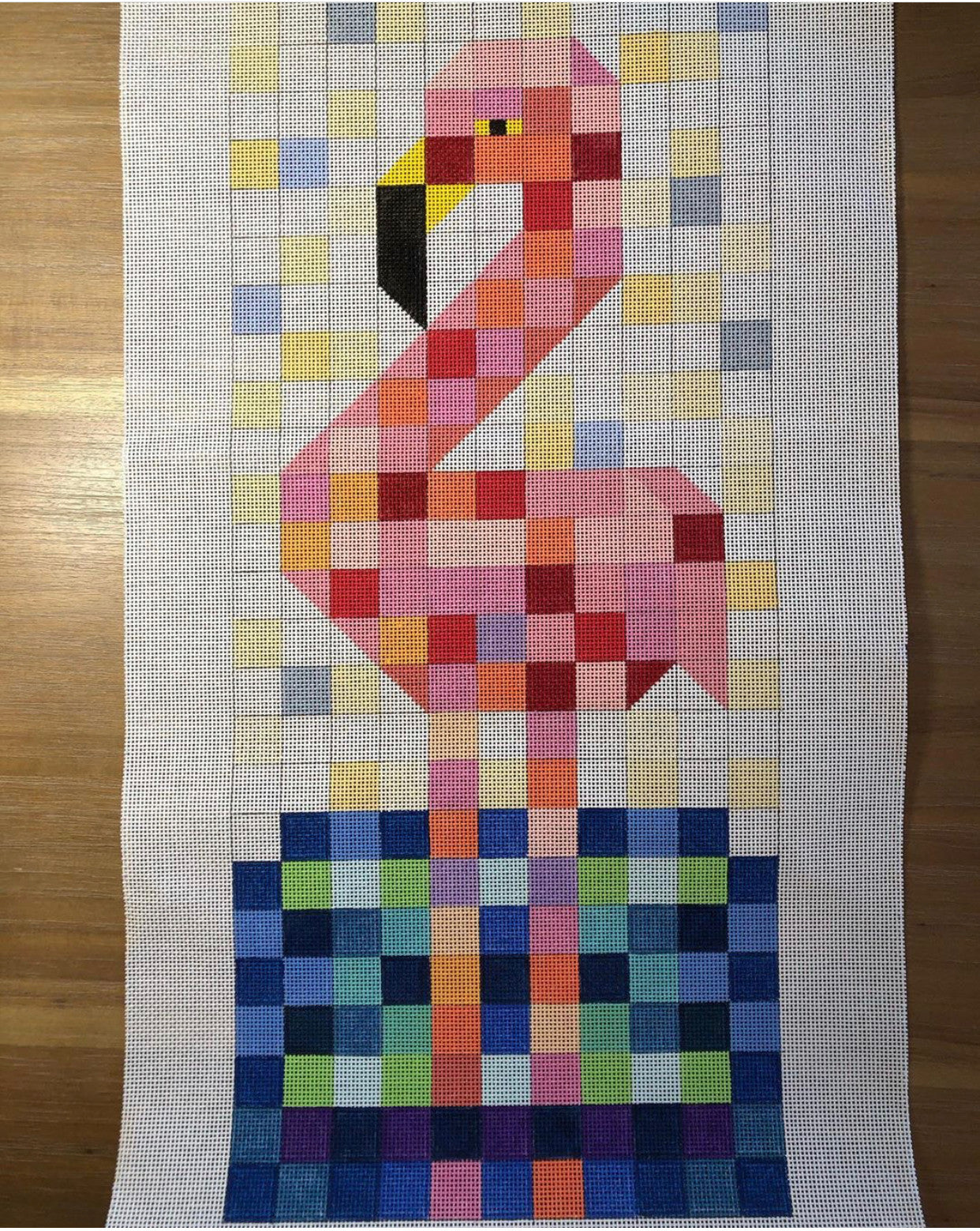 Heidi Stanley #374 Flamingo Heart – Stitch by Stitch