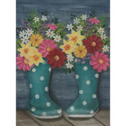 AP2758 Rainboots and Flowers