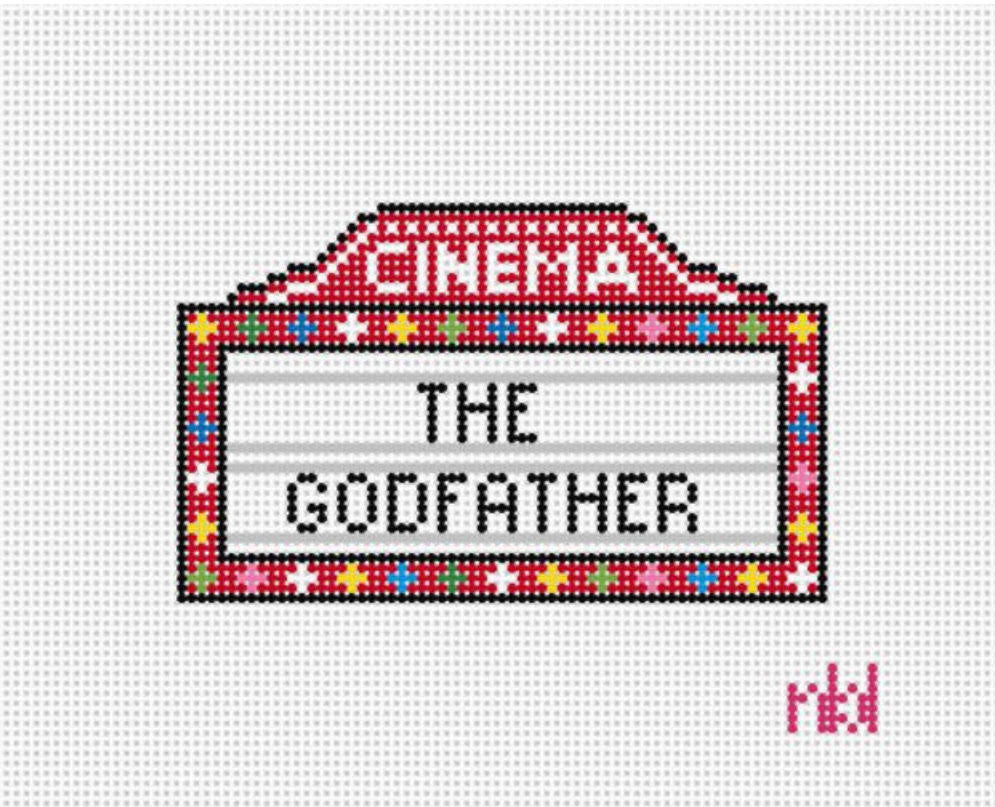 Needlepoint by Laura Movie Marquee: The Godfather