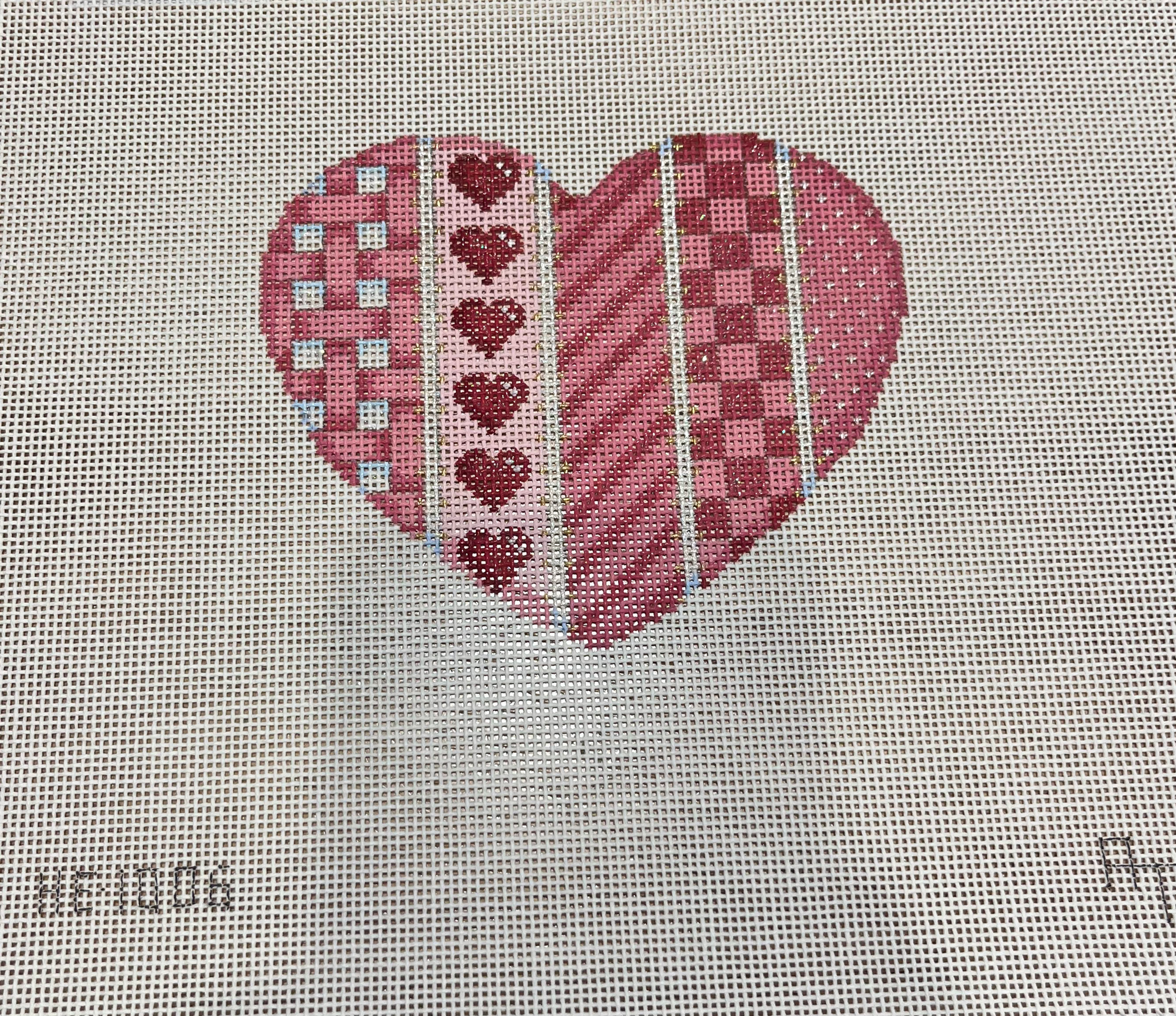 Associated Talent HE1006 Mixed Heart with Ribbon