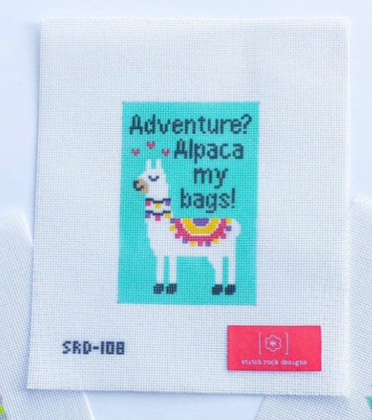 Stitch Rock Designs SRD-108 Alpaca My Bags Passport Cover