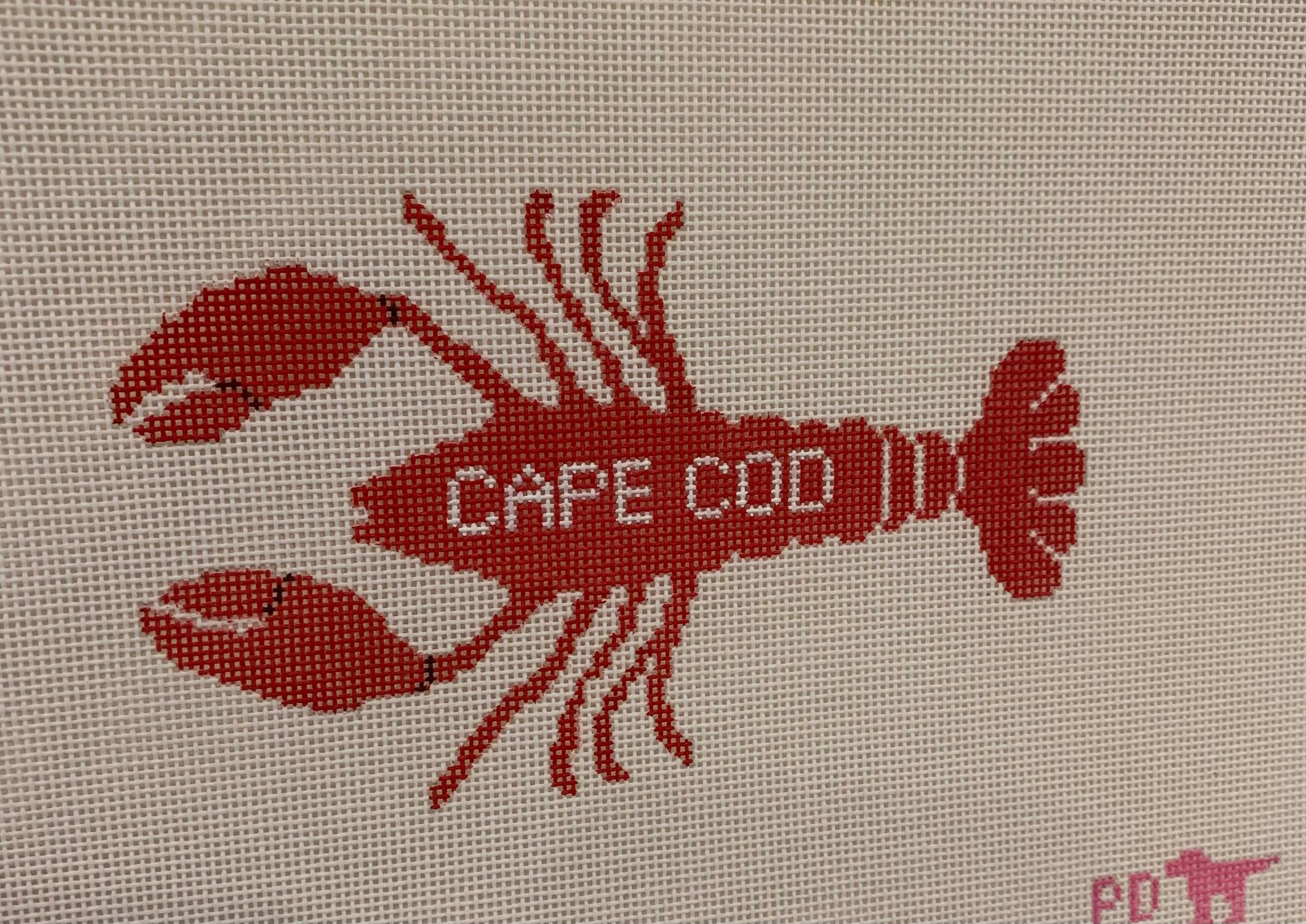Poppy's Needlepoint Cape Cod Lobster – Stitch by Stitch