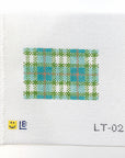 Lauren Bloch LT-02 Turquoise Plaid Luggage/Wallet Insert