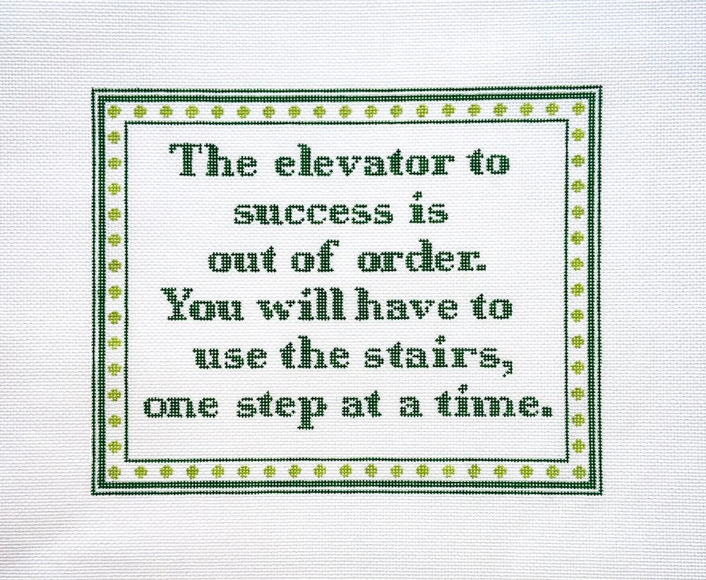 Ann Kaye AOK48 Elevator to Success Green