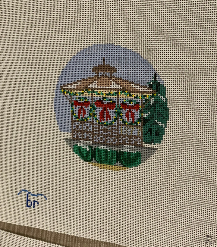 Blue Ridge Stitchery Sm. Town Gazebo R20 – Stitch by Stitch