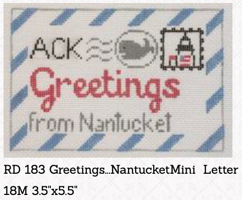 Rachel Donley Small Letter-  Greetings from Nantucket