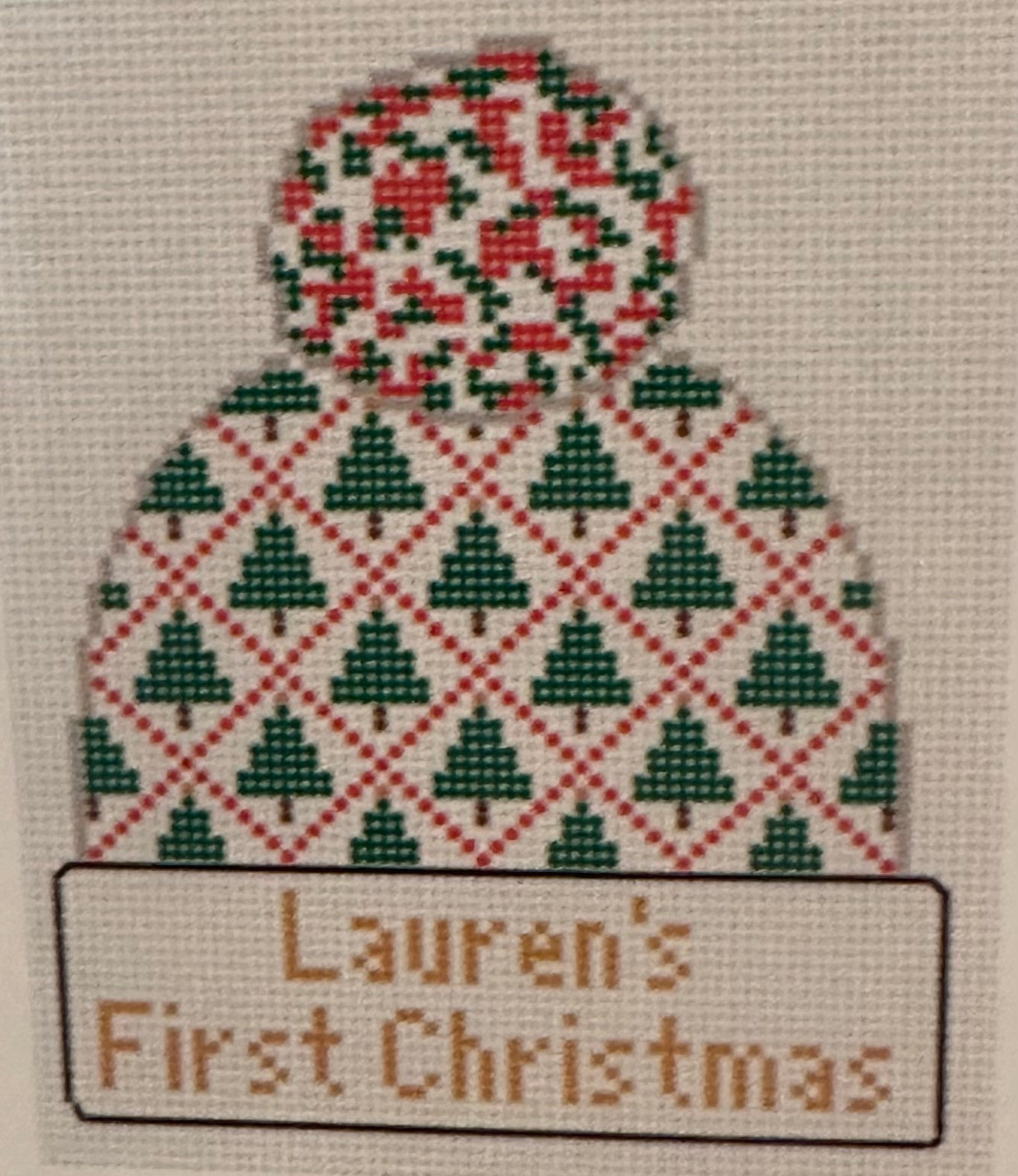 Lauren Bloch H-53 Beanie - Christmas Trees