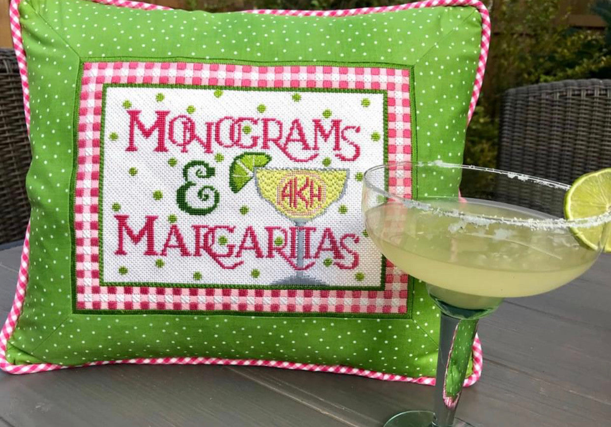 Gingham Stitchery Kirkland M-100 Monograms &amp; Margaritas