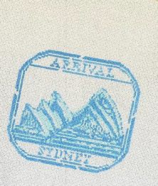 Audrey Wu Passport Stamp - Sydney