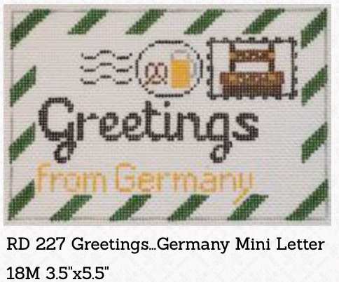 Rachel Donley Small Letter-  Greetings from Germany