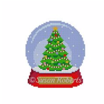 Susan Roberts 5145 Christmas Tree Snowglobe