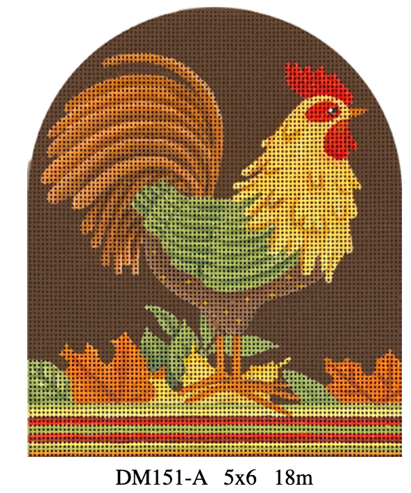 Melissa Shirley DM151-A Rooster with Gold Neck