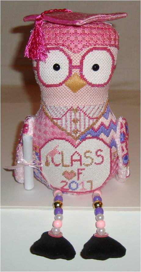 Sew Much Fun Grad Girl Owl