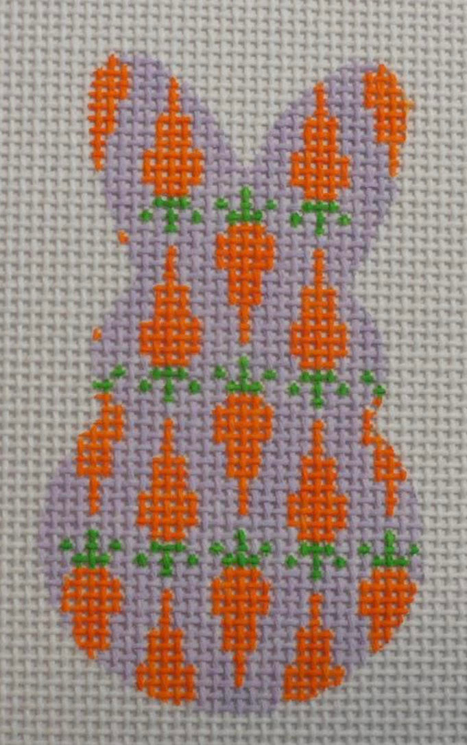 Altstitchery Carrot Bunny (Purple Background)