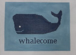 Kristine Kingston P117B Whalecome on Blue