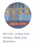 Kirk and Bradley KB1533 NY Holiday Radio City Rockettes