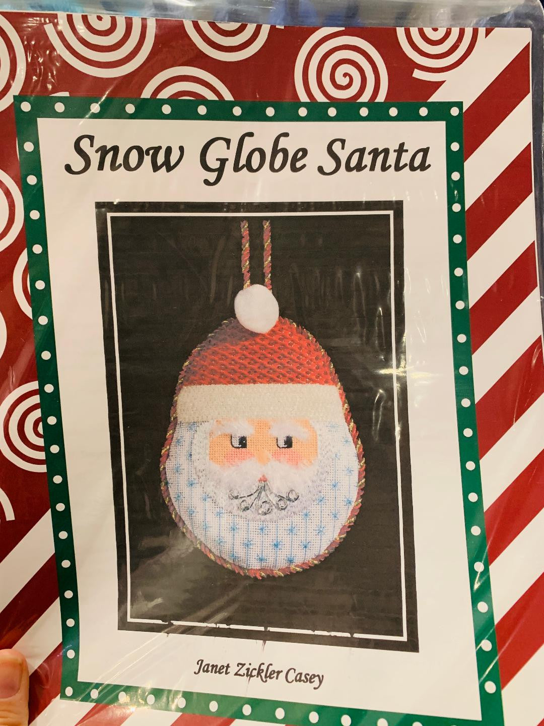 JC-06 Snow Globe Santa with Stitch Guide