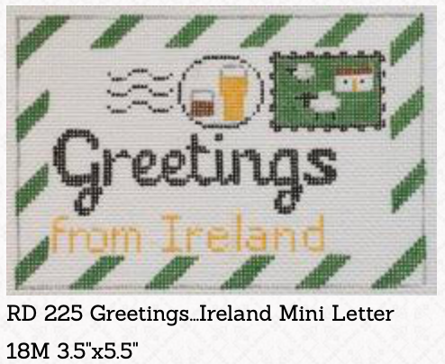 Rachel Donley Small Letter-  Greetings from Ireland